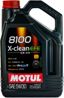 Motul 8100 X Clean EFE 5W30 VW 505.01 DEXOS2 5L