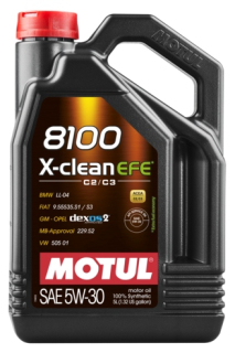Motul 8100 X-Clean Efe C2/C3 5W30 5L olej + zadarmo