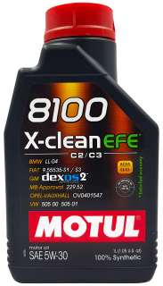 MOTUL 8100 X-CLEAN EFE OIL C2/C3 5W30 1L 505,01