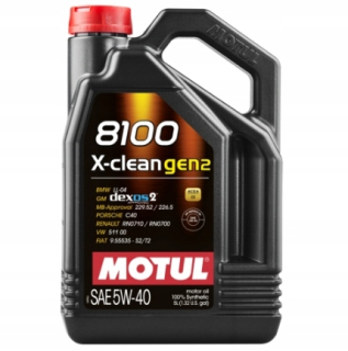 Motul 8100 X-Custom Gen2 5W40 C3 BMW LL-04 5L Olej
