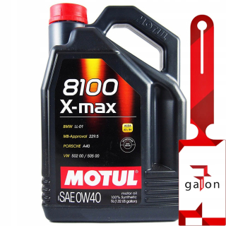 Motul 8100 X-Max 0W40 5L Abrobati VW, BMW, MB