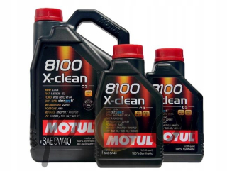 Motul 8100 X-Clean C3 5W40 7L (5L+2x1l)