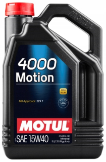 Motul Oil 15W-40 4000 Pohyb 5L Originál