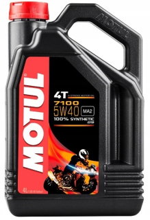 Motul Oil 7100 5W40 4T 4L Pôvodný motocykel