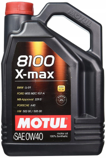 Motul Oil 8100 X-Max 0W40 ACEA A3/B4 4L