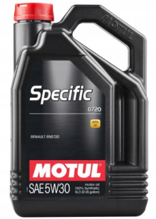 Motul špecifický 0720 5W30 C4 Renault RN0720 5L