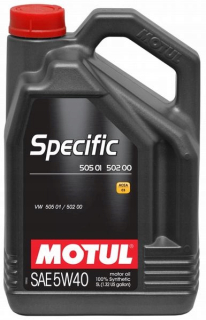 Motul špecifický 505.01 502,00 5W40 ACEA C3 5L