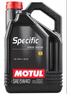 Motul špecifický 505 01 505 00 5W40 ACEA C3 5L Oil