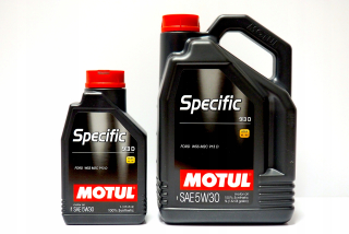 Motul špecifický 913d 5W30 6L - A5/B5, WSS M2C 913 D