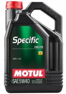 Motul SPEFIC CNG/LPG 5W-40 C3 BMW LL-04 5L Olej