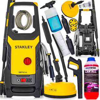 Stanley 110 Bar 1400 W + aktívna pena Kanwod auto Všetky 1 l tlakovej podložky