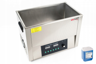 Ultrazvuková čistička, čistič - Ultrazvuková podložka 22 l + degas + kvapalina + 5 l