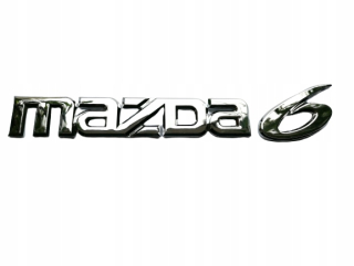 Nálepka na nápis nápisu Mazda 6 pre klapku