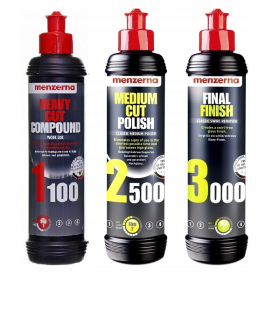 Menzerna Paste HCC1100 + MCP2500 + FF3000 3x250 ml
