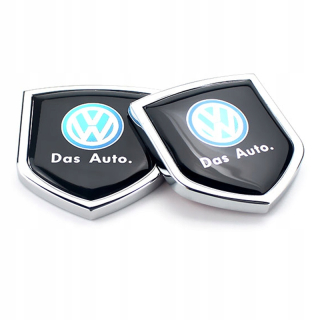 Kovová bočná nálepka automobilu pre Volkswagen
