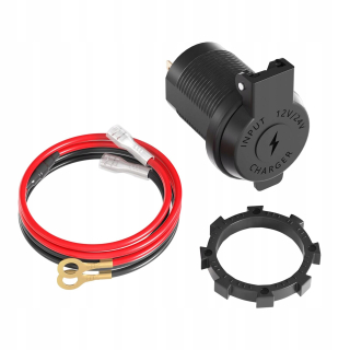 Modifikovaný soket USB PD Loader Typ C + QC 3.0 DC