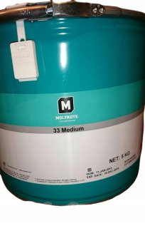 Molykote 33 Stredný 5 kg silikónového mastnoty