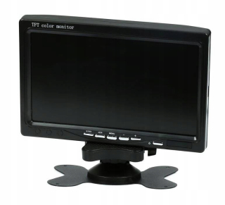 Cúvacie kamery - Monitor TFT LCD 7 "12-24V 2xVideo PZ607