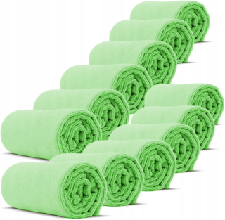 Monster Shine Apt Microfibre Green 40x40 cm 12 ks