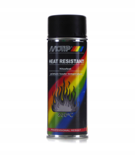 MOTIP LARNISH Spray Tepla -rezistentné čierne 800 stupňov C +7K