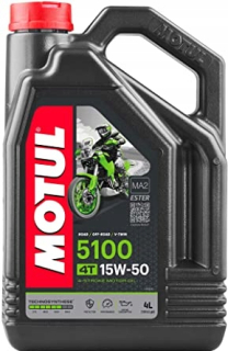 Motul 5100 4T 15W50 4L Semi -synthetický olej Moto