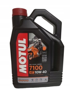 Motul 7100 4T 10W40 4L syntetické estery oleja MA2