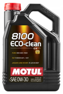 Motul 8100 Eco-Clean C2 0W30 5L Toyota Honda DPF