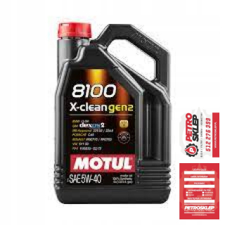 Motul 8100 X-Custom 5W40 Gen2 5L BMW Opel Mercedes