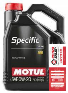 Motul špecifický 17FE C5 0W20 5L Renault