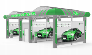 Non -kontaktné umývanie automobilov 2 stojany