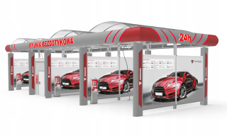 Non -Kontaktné umývanie automobilov 3 stojany