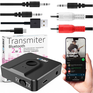 Bluetooth vysielač pre televízor TV Aux