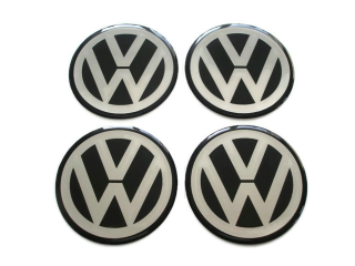 Nálepky Emelmats pre Hubcaps VW 60 mm Logo Lock