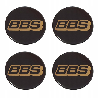 Nálepky pre ráfiky veka BBS Hubcap 56 mm zlato