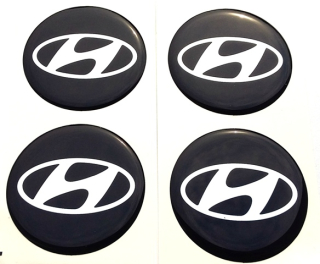 Nálepky na koleso Hyundai 70 mm