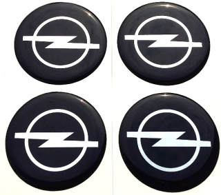 Nálepky pre hubcaps Opel Rims 60 mm