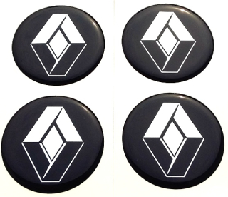 Nálepky pre Hubcaps Renault Rim 50 mm