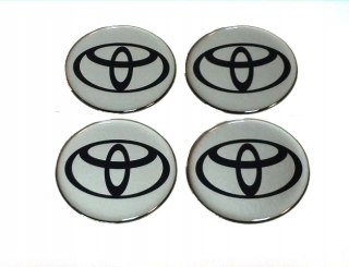 Toyota Rim Hubback nálepky 60 mm