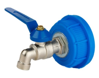 Kanister na benzín - 61 mm matica s modrým klepnutím 1/2 "
