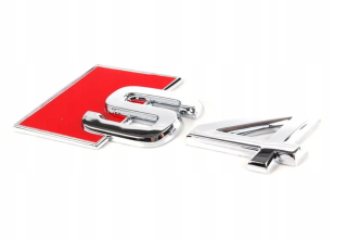 Logo nápisu Zadná klapka Audi A4 S4 Originál