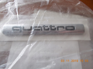 Nápis Quattro 4B0 853 737 D 2ZZ Audi nový originálny