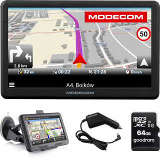 Navigácia 5 palcov Modecom SX2 Mapy Európy + Poľsko