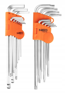 Neo hexagonálne kľúče imbus hex Torx 18el dlhý
