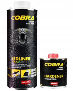 Novol Cobra Truck Bedliner Farba ochranného povlaku