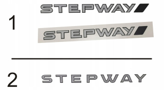 Nálepky Emblem Stepway Dacia Dokker Lodgy 2 ks