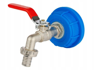 Kanister na benzín - 51 mm matica s červeným klepnutím 1/2 "