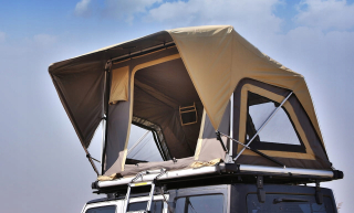 Strešný box na auto - Divoký pozemok Normandia Auto 140 Roof Stan