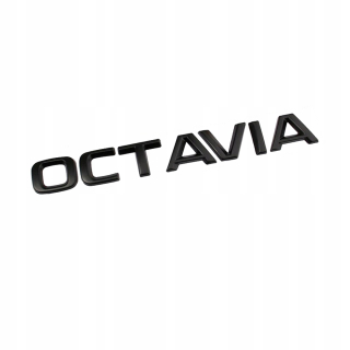 Znak nápisu Škoda Octavia IV pre čiernu klapku