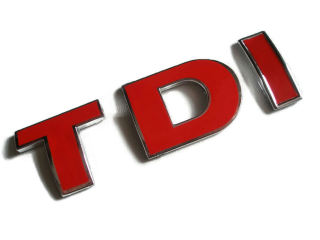 Nápis logo značka značka TDI Golf VW