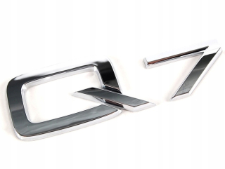 Nová originálna emblema pečiatka Audi Q7 pre klapku